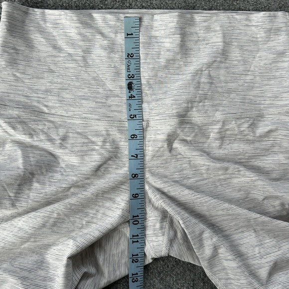 Lululemon Legging Women 12 Wunder Under Scalloped Hem High Rise Crop 32X24 Lulu - Picture 5 of 14